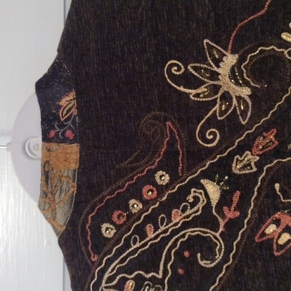 Indigo Moon Tapestry Jacket,Large - Picture 5 of 6